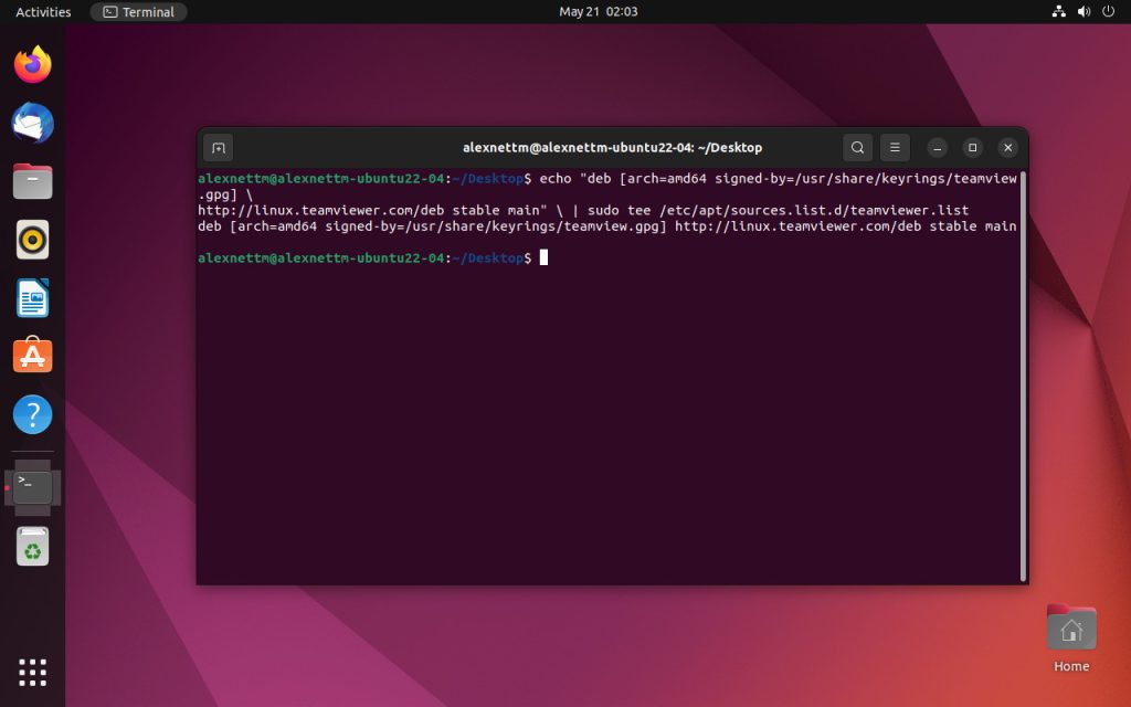 Ubuntu-22-04-Add-TeamViewer-repository