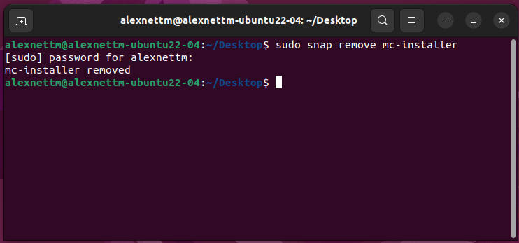 Ubuntu-22-04-remove-minecraft-launcher-2