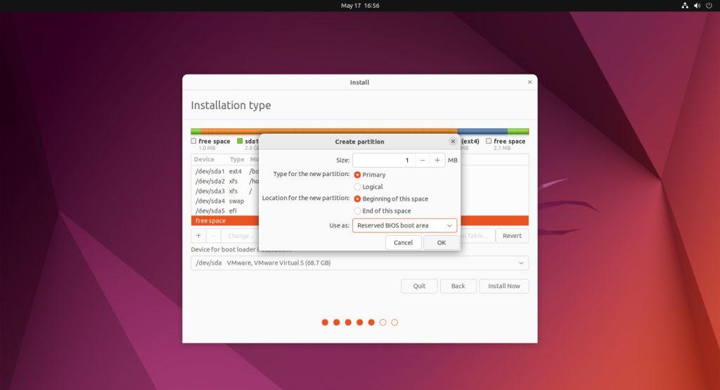 Ubuntu-22-04-Reserved-Bios-boot-area
