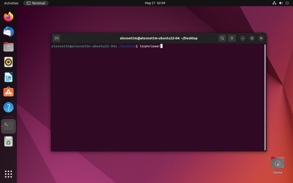 Ubuntu-22-04-Use-TeamViewer