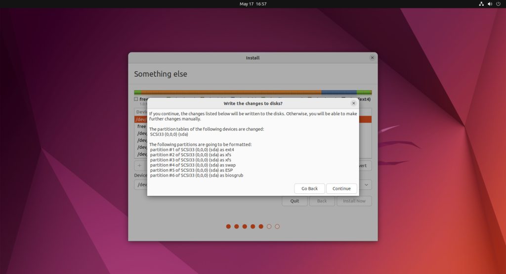 Ubuntu-22-04-Write-Changes-disk