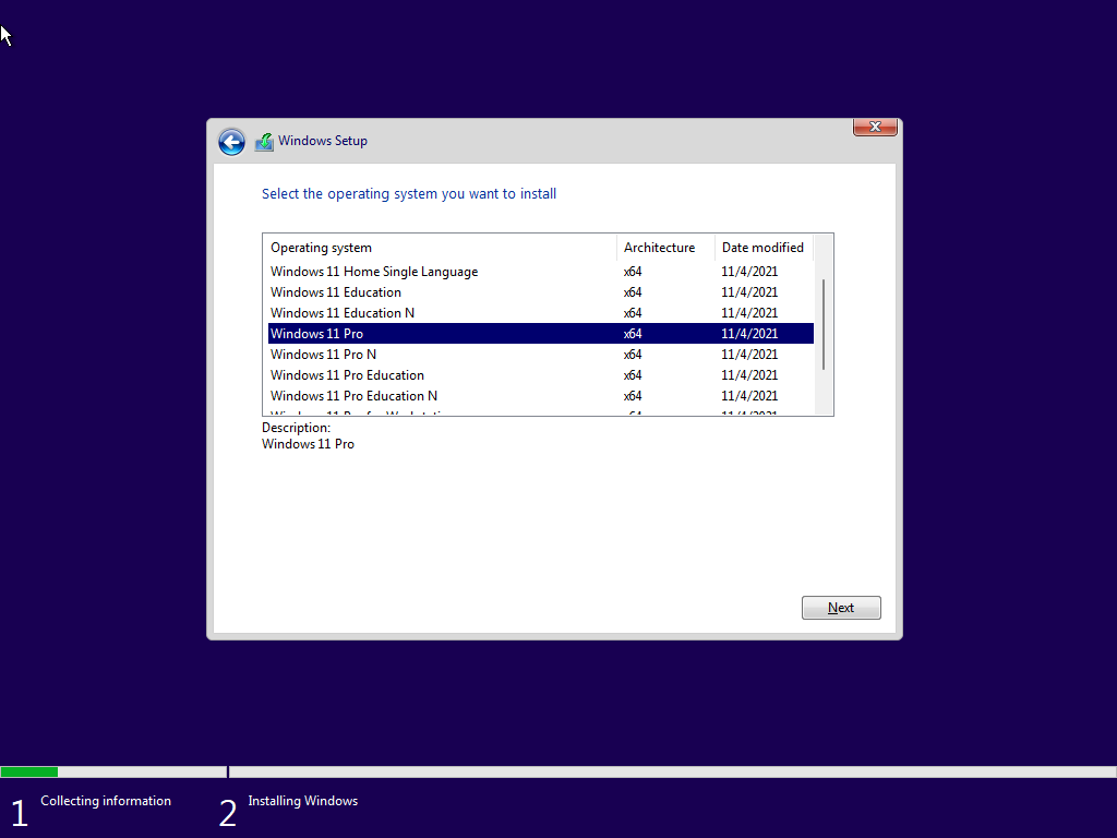 Windows 11 installation 4